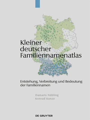 cover image of Kleiner deutscher Familiennamenatlas